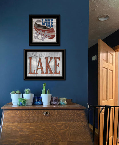 "Lake Life is Better" 2-Piece Vignette by Kate Sherrill