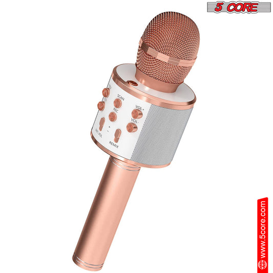 5 Core Bluetooth Wireless Karaoke Microphone