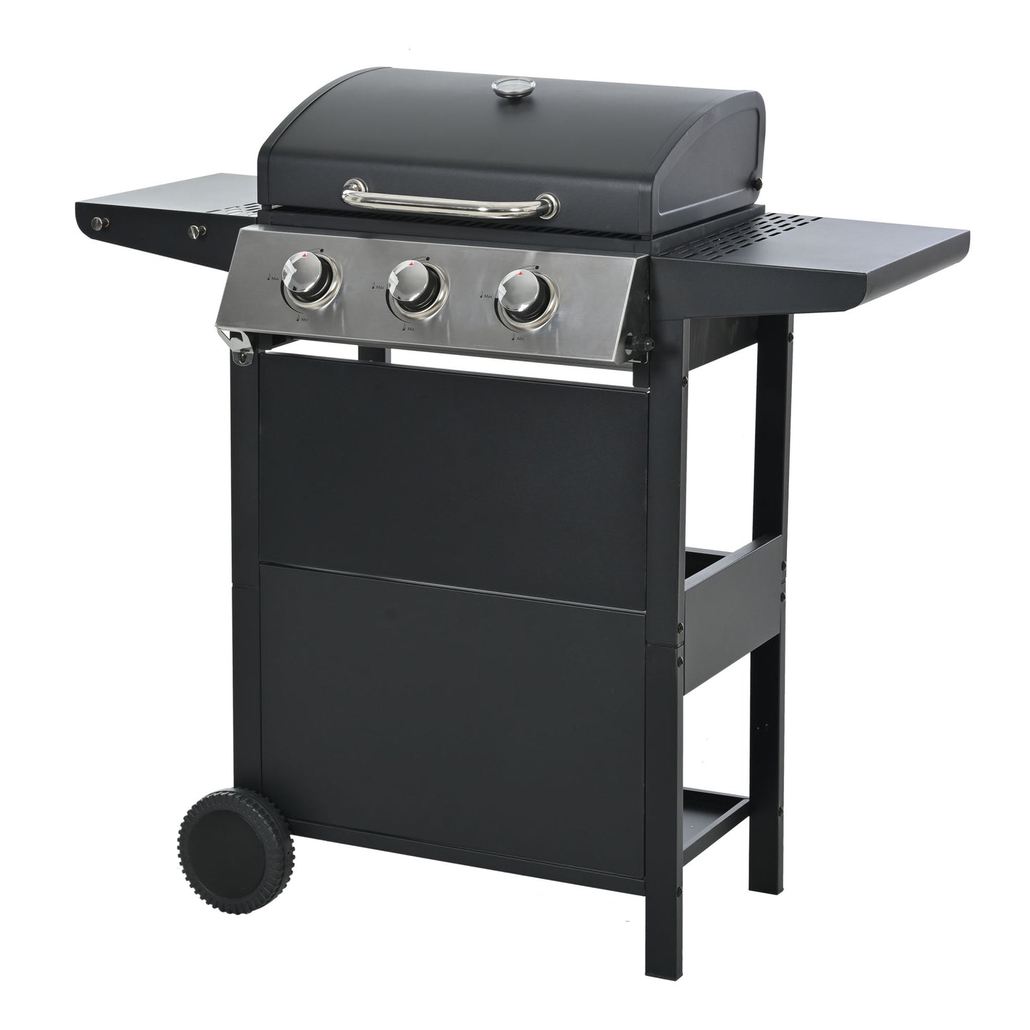 Propane Grill 3 Burner Barbecue Grill Stainless Steel Gas Grill