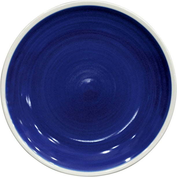 Better Homes & Gardens Indigo Swirl Dinner Plates, Blue, Set of 6