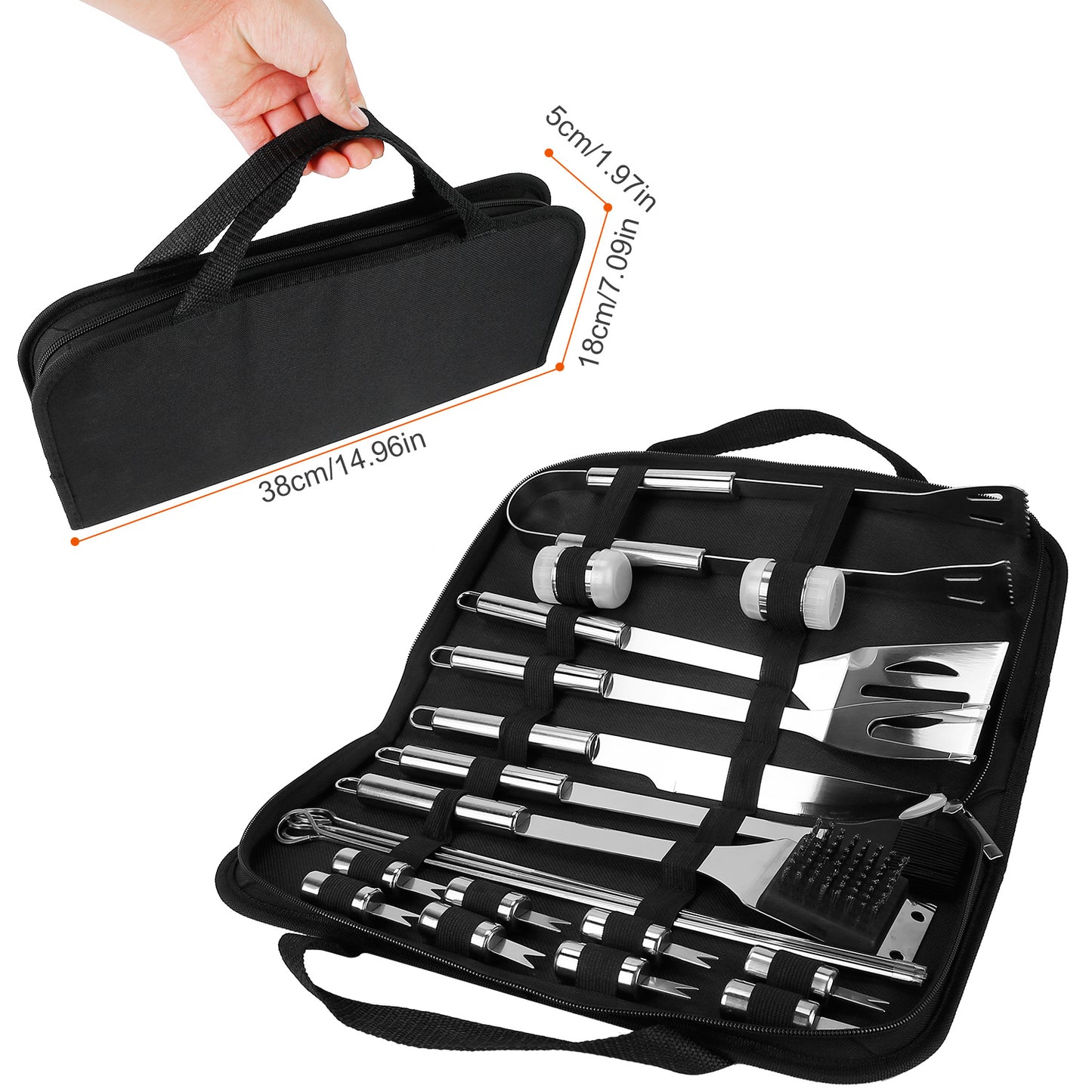 Stainless Steel BBQ Grill Tool Kit