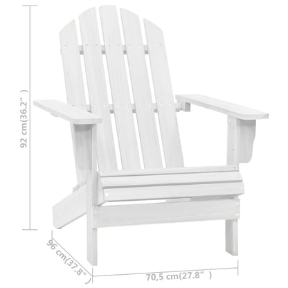 Adirondack Chair Wood White