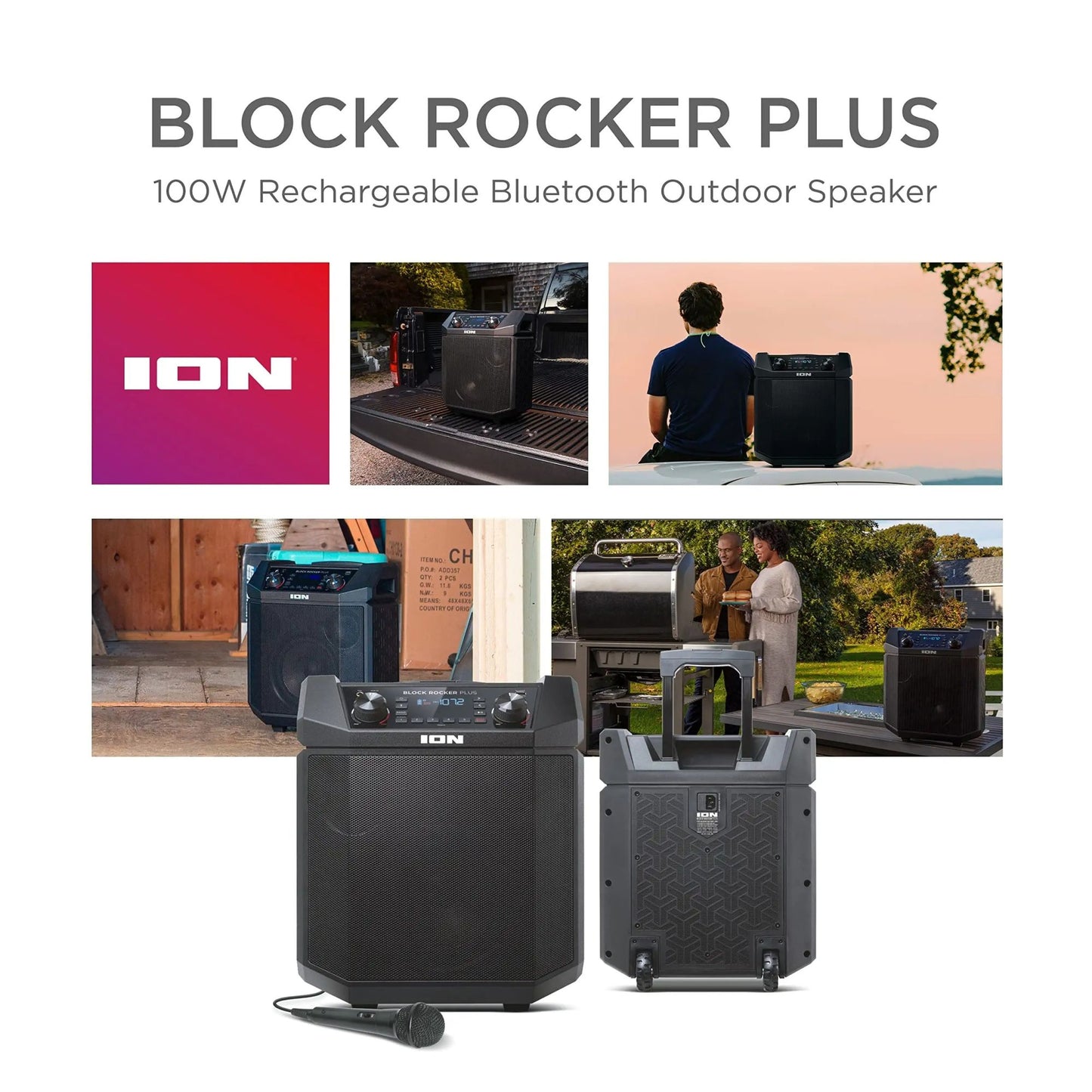 Audio Block Rocker Plus - Portable Bluetooth Speaker